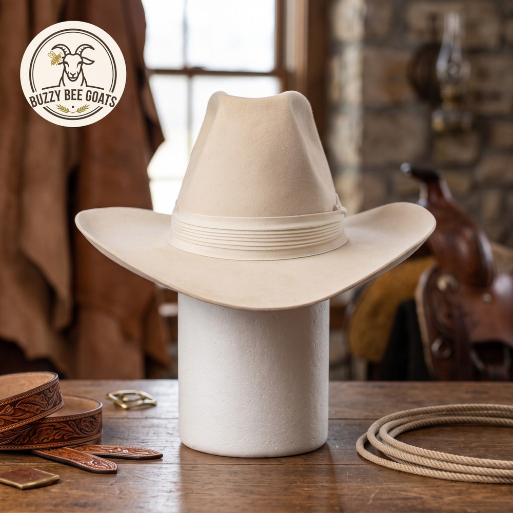 Woman Vintage Resistol Dura-Felt Cowboy Hat | Authentic Western Felt Hat
